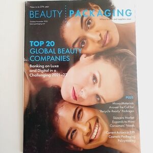 Beauty Packaging Magazine October/November 2022 Top 20 Global Beauty Companies.